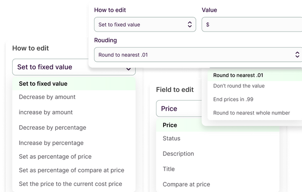 Variant-level control