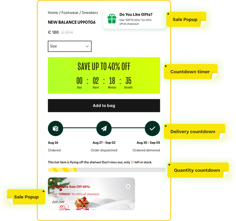 Countdown Timer Bar Samita