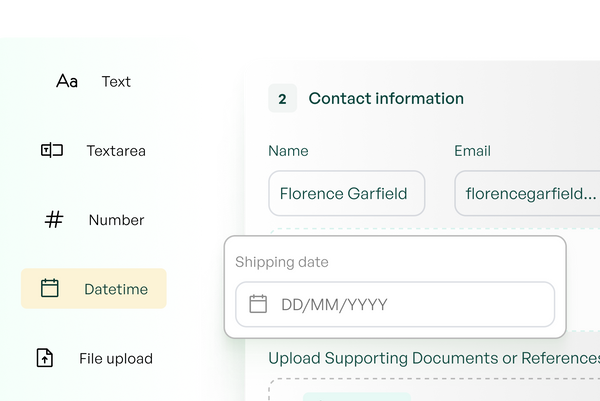 Personalized RFQ Forms